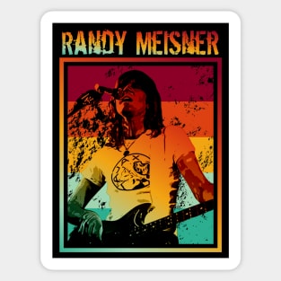 Randy Meisner | Retro poster Sticker